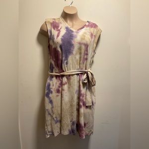 Purple Tie Dye Dress